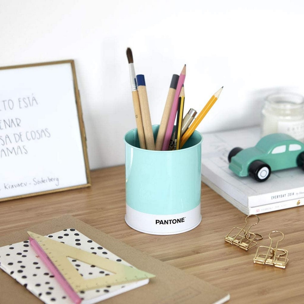 Acquista online Balvi pencil case Pantone Turquoise plastic office desk Balvi
